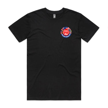 Fred Williams World Logo Front & Back Print Men’s Tee